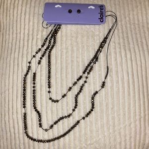 Claire’s Shimmer Necklace w/ Earrings